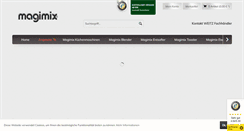 Desktop Screenshot of magimix-shop.de