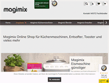 Tablet Screenshot of magimix-shop.de